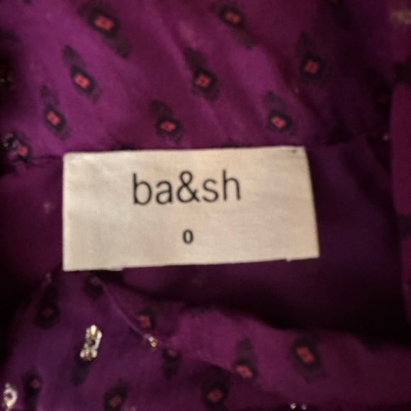 ba&sh Purple Patterned Blouse - Picture 4 of 6